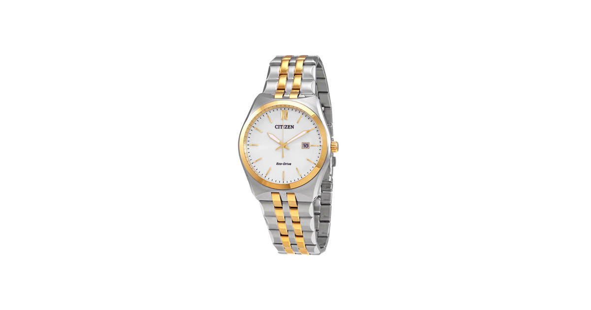 Citizen Corso White Dial Two-tone Men's Watch