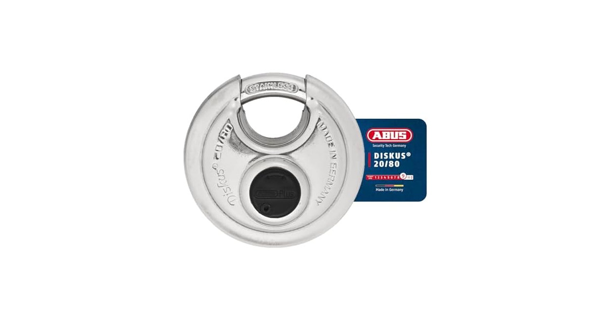 Abus 20/80 Diskus Hanging Padlock Special