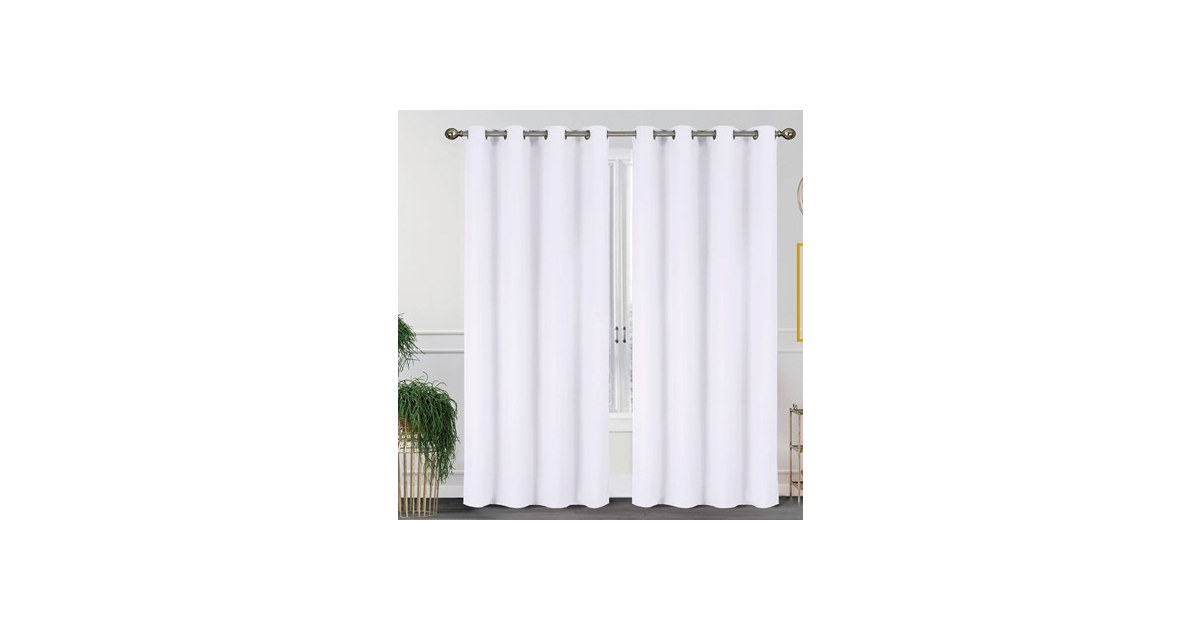 Room Darkening 84" Curtains: Your Choice Color