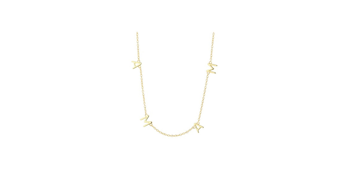 14K Gold Mama Necklace