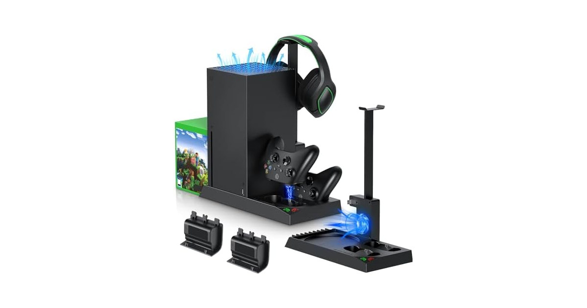 MENEEA Cooling Fan Stand Xbox Series X