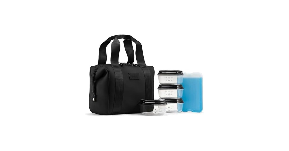 Fit & Fresh Remi Lunch Bag for Women Work Black