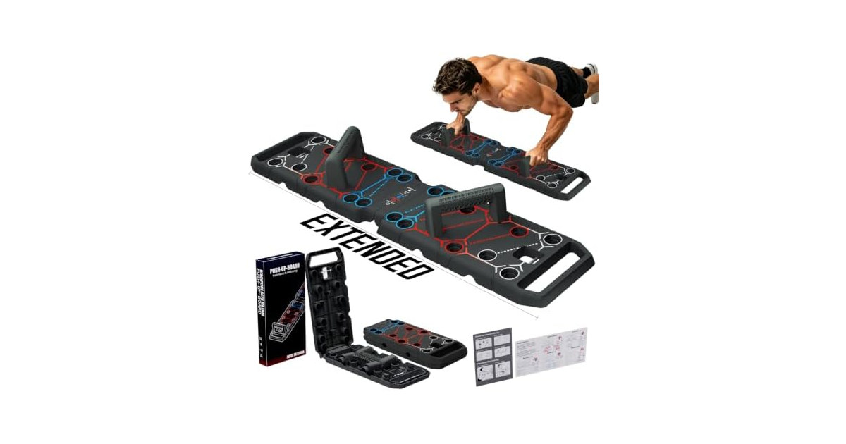 Tibnun 25-in-1 Foldable Push Up Board