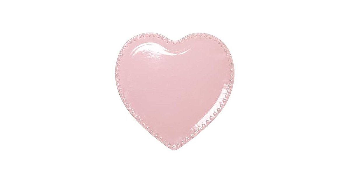 Paris Hilton Heart Cake Plate