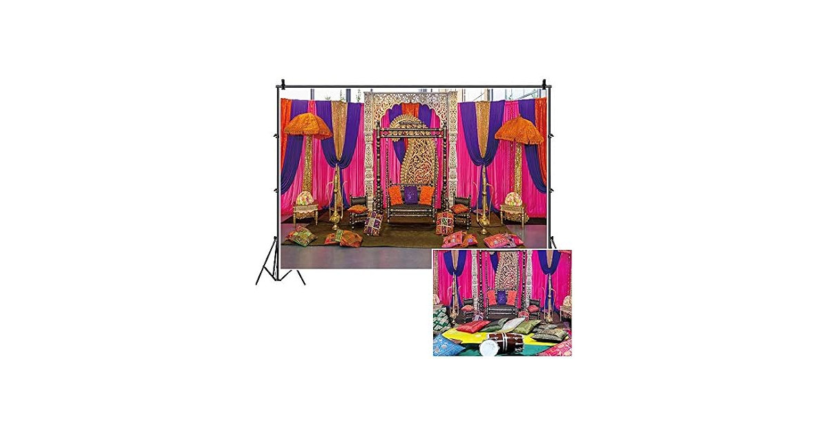 CSFOTO 10x6.5ft Diwali Backdrop