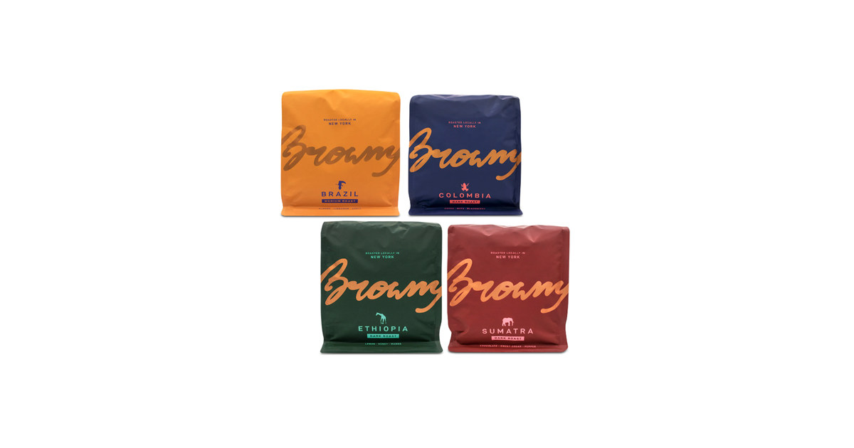 (4 Pack) Browny Dark Roasts Variety 12oz
