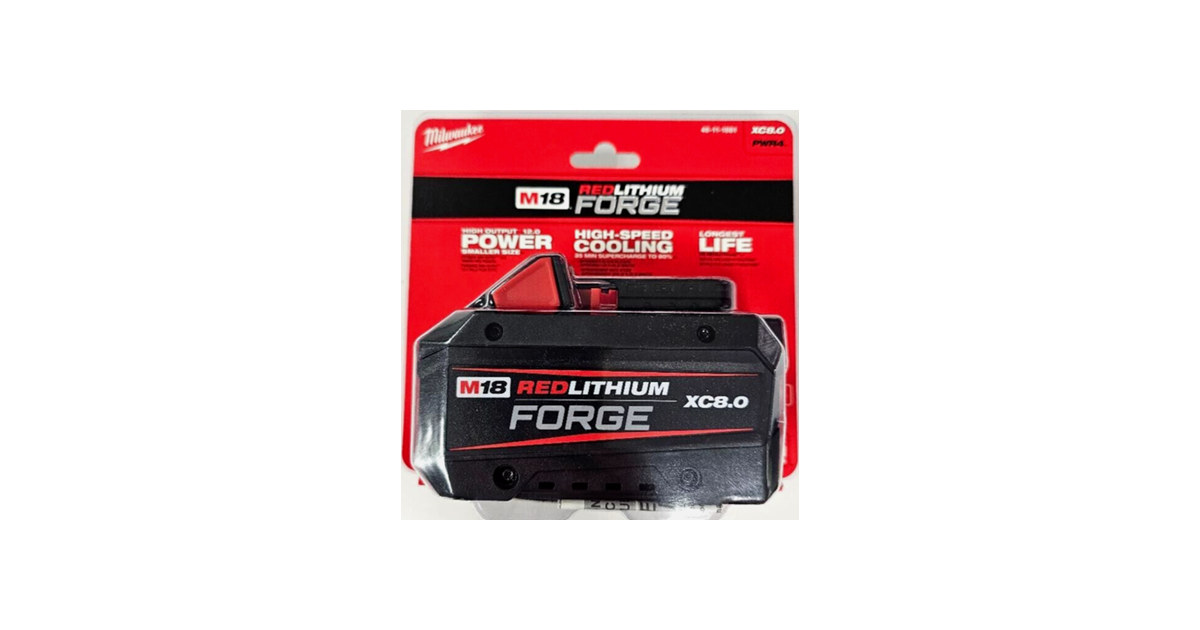 Milwaukee 48-11-1881 M18 18V Forge XC 8Ah Battery