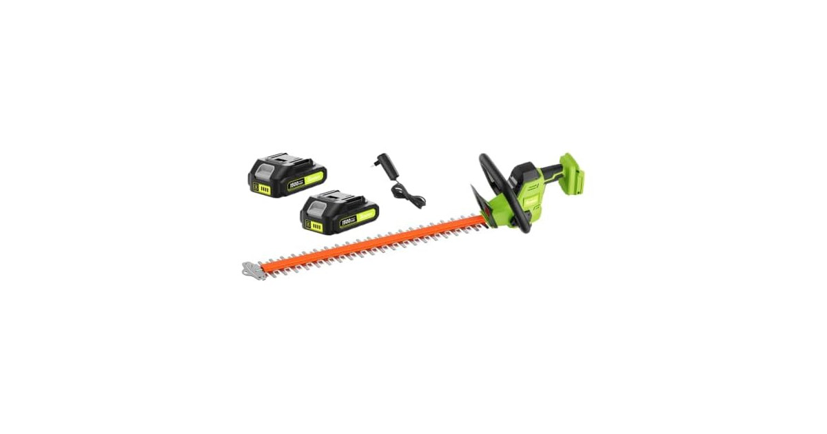 Sunchers 20V Max Hedge 22" Trimmer Cordless