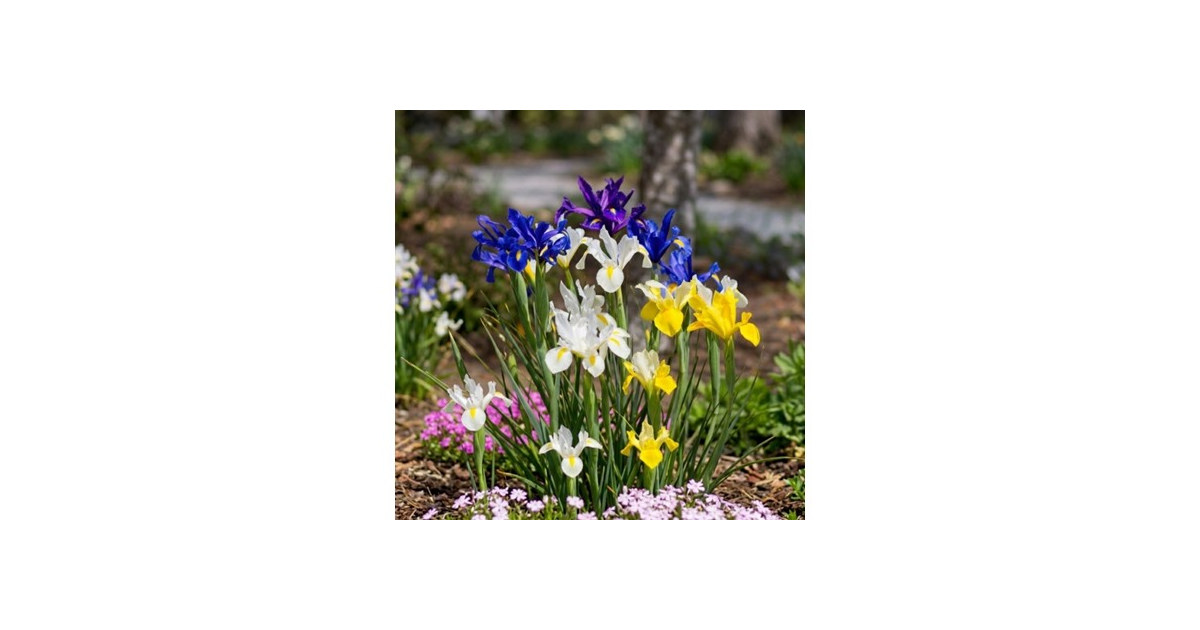 Mixed Dutch Iris Flowers