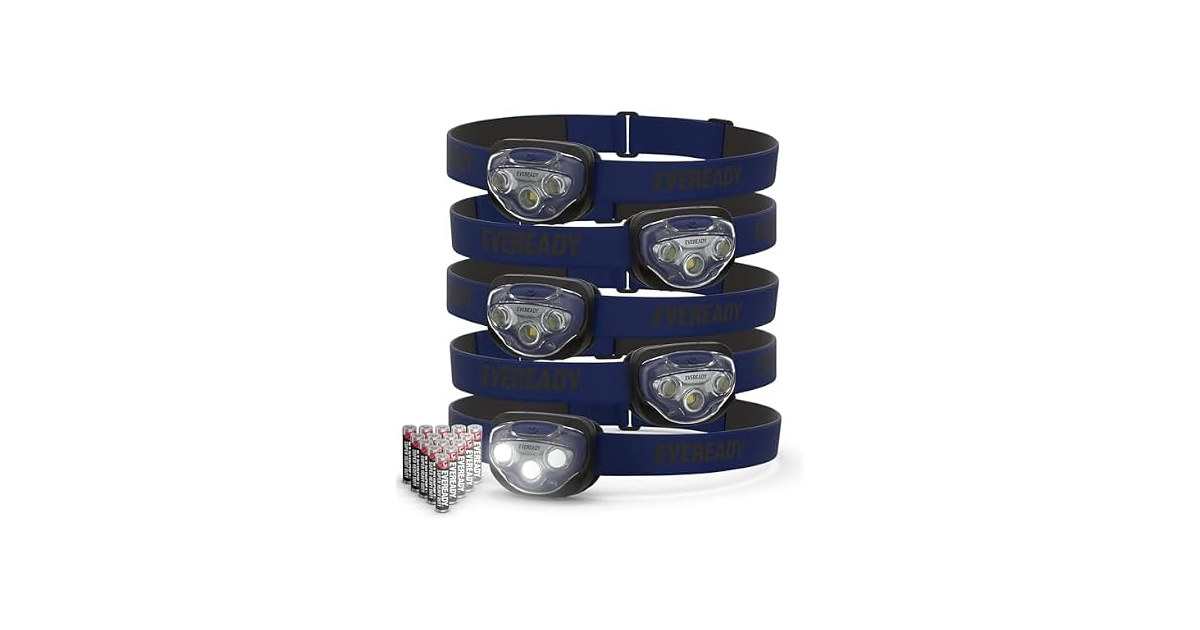 Eveready LED Headlamps Pro200 5PK