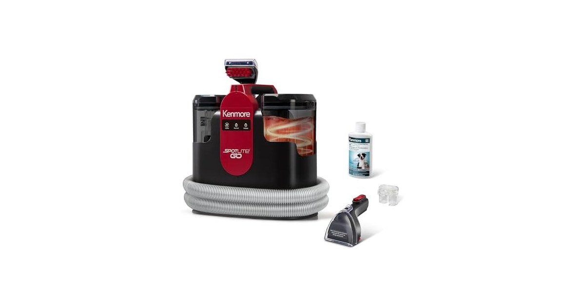 Kenmore SpotLite Go Upgrade Portable Heated Carpet Spot Cleaner
