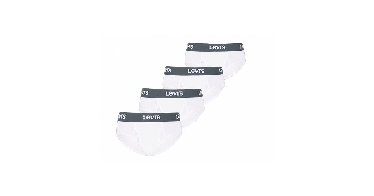 Levi's Mens Solid Basic Briefs