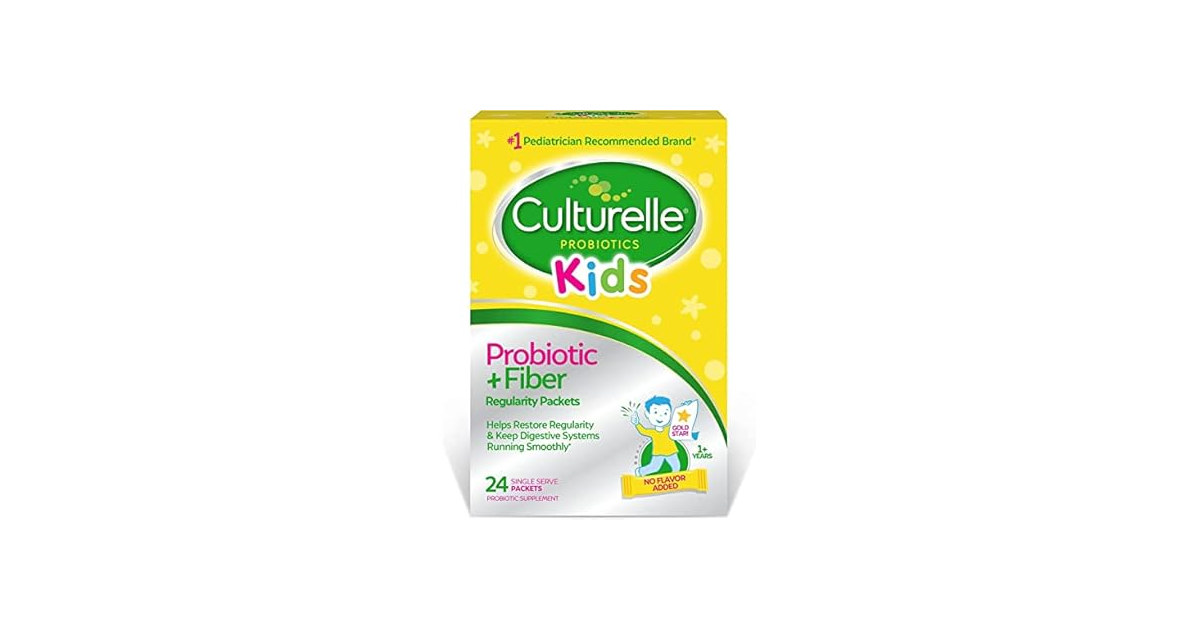 Culturelle Kids Probiotic + Fiber Packets Ages 1+