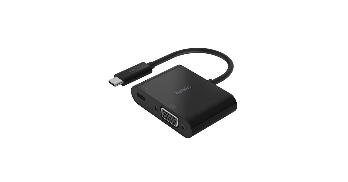 Belkin USB-C to VGA + Charge Adapter