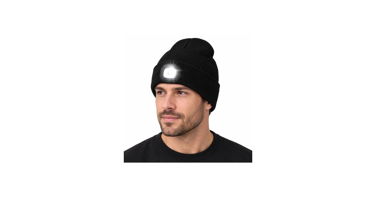 LED Headlamp Beanie