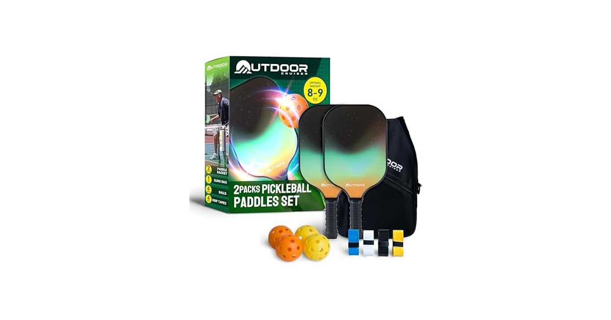 Outdoor Cruiser Pickleball Paddle Set