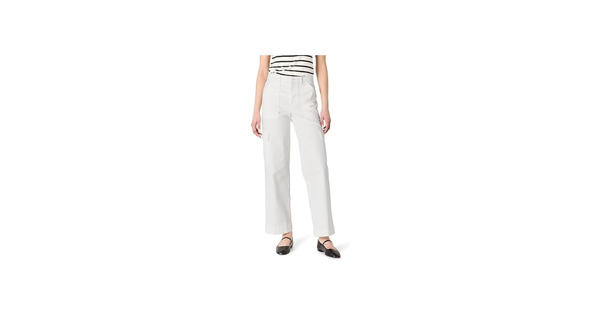 Amazon Essentials Women High-rise Regular-fit Pant