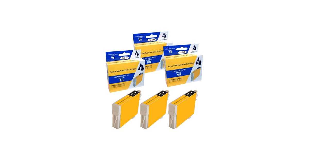 Compatible Epson 98 Black Ink Cartridge (3 Pack)