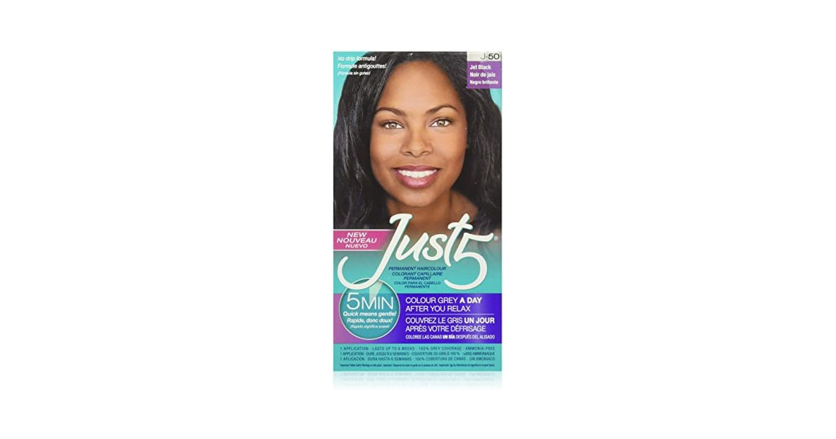 Just 5 Color Jet Black J-50 (3 Pack)
