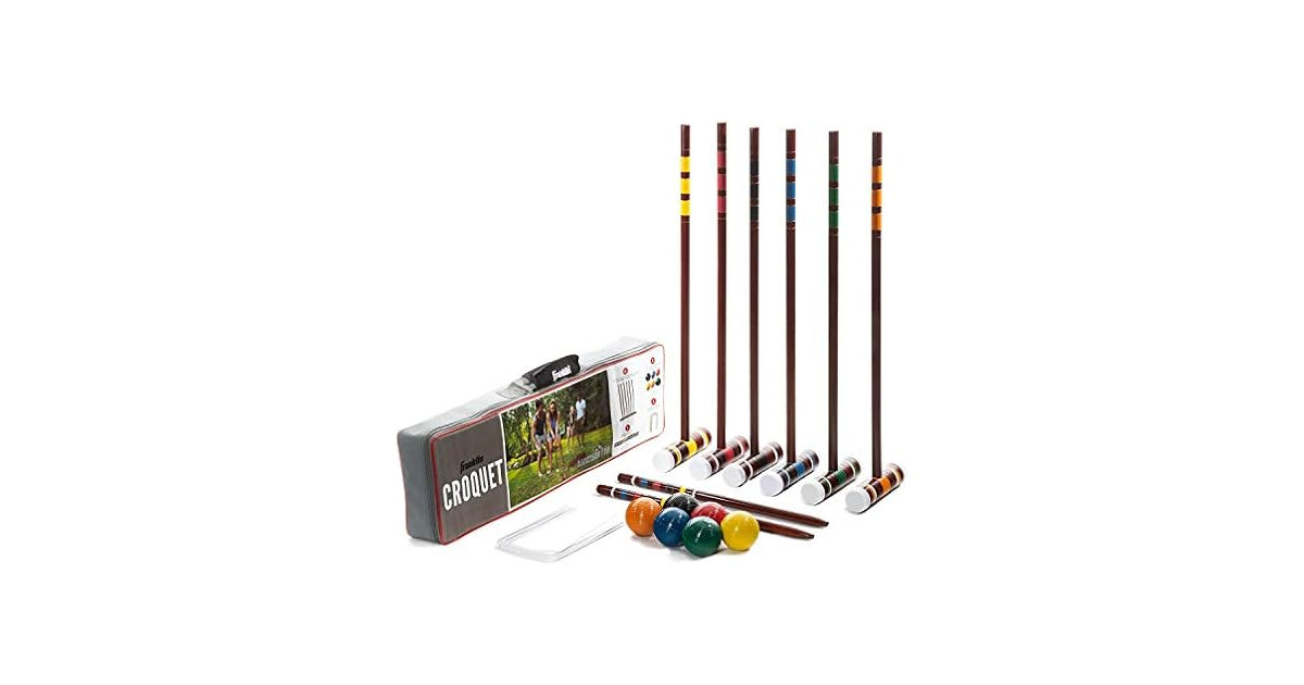 Franklin Sports 6 Player Family Croquet Set