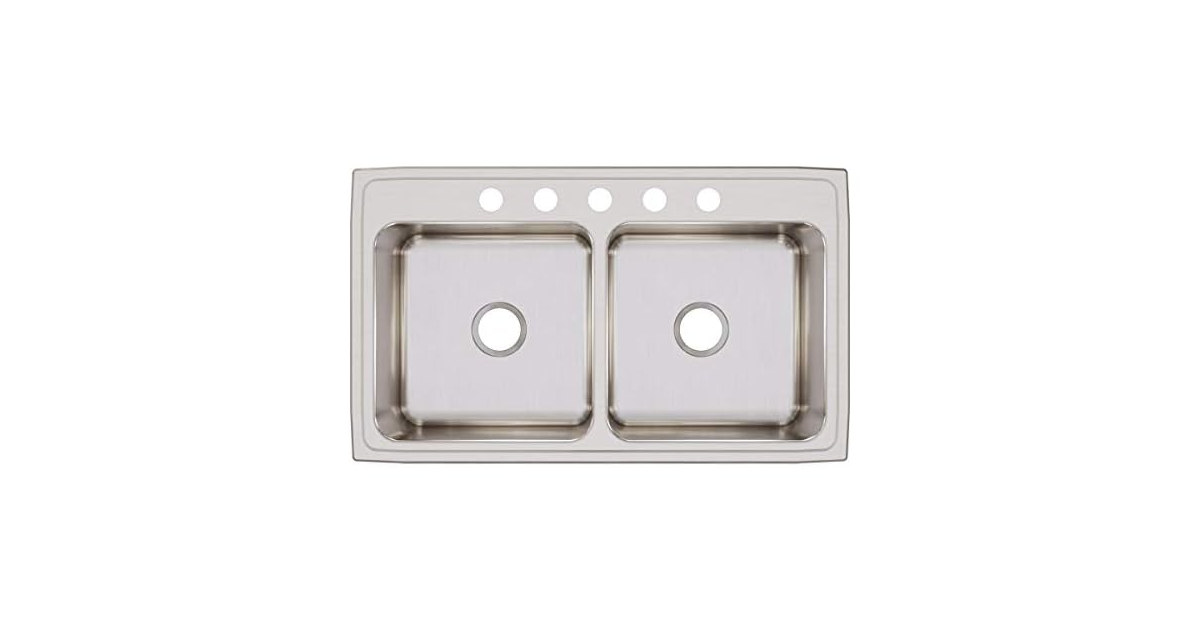 Elkay Equal Double Bowl Drop-in Stainless