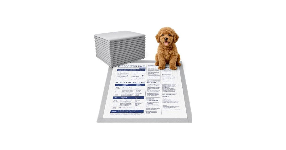 Suptinwear Dog Pee Pads 22" x 22", 100 Pack