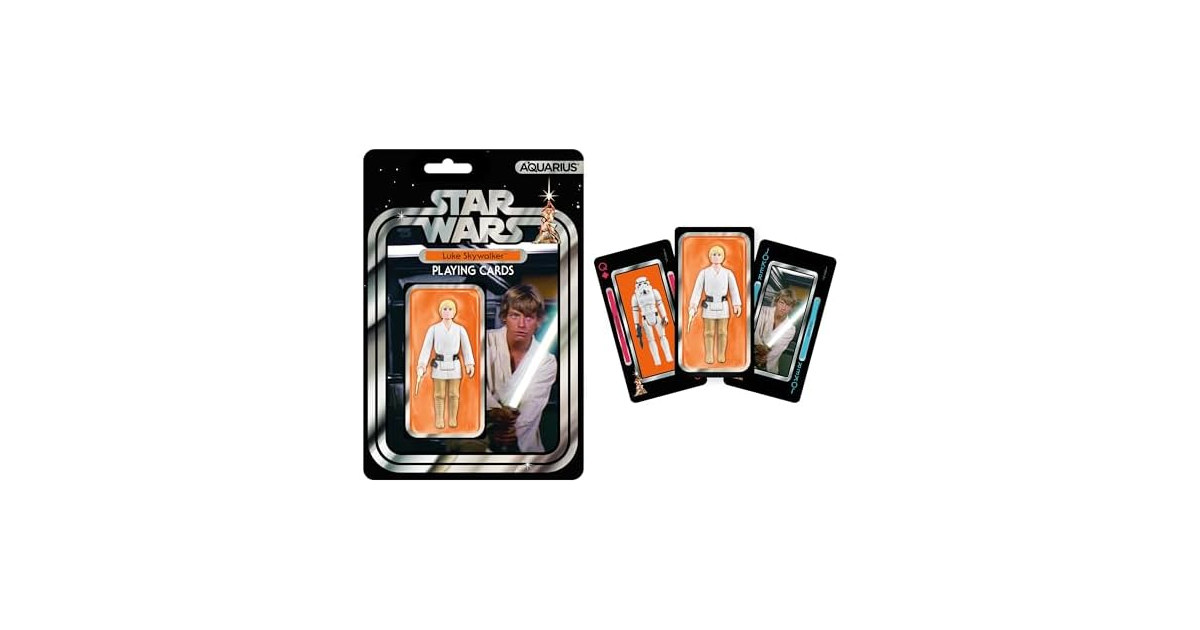 AQUARIUS Star Wars Luke Skywalker Premium Playing Cards