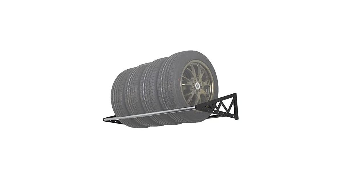 SafeRacks Adjustable Steel Wall Mount Tire Rack
