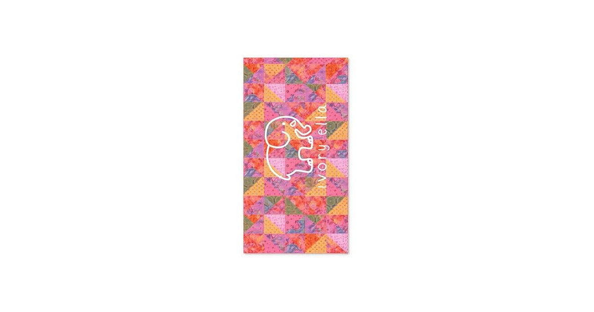 Ivory Ella, Beach Towel, Patchwork