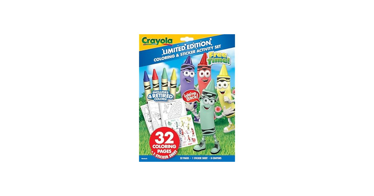 Crayola Retired Colors Coloring & Activity Set