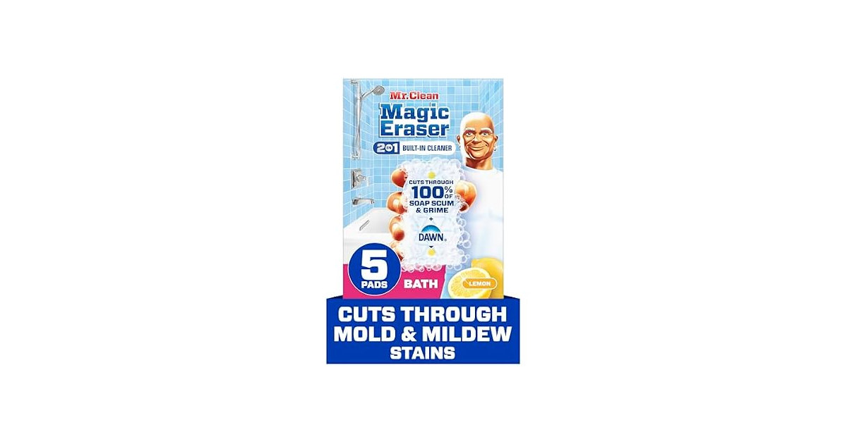 Mr. Clean Magic Eraser Sponge Bathroom Cleaner