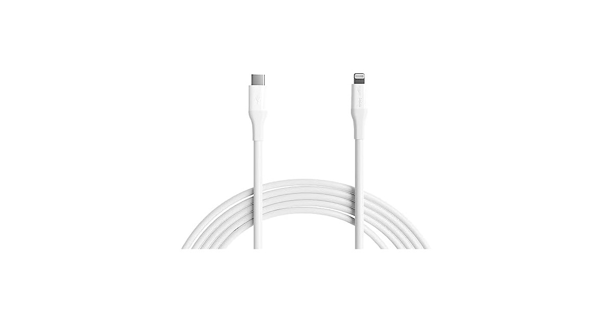 Amazon Basics MFi Certified USB-C to Lightning Fast Charging Cable