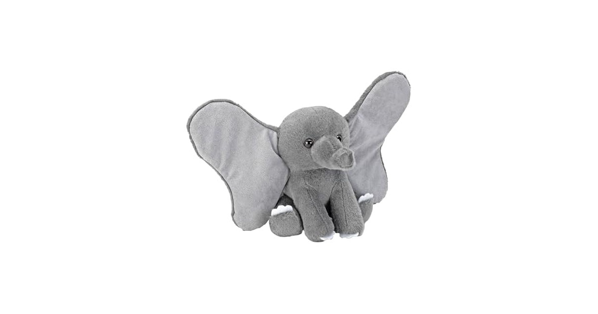 Wild Republic Earkins Elephant, Stuffed Animal