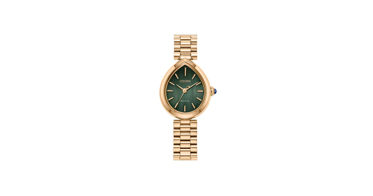 Citizen L Rainell Eco-Drive Green Dial Watch