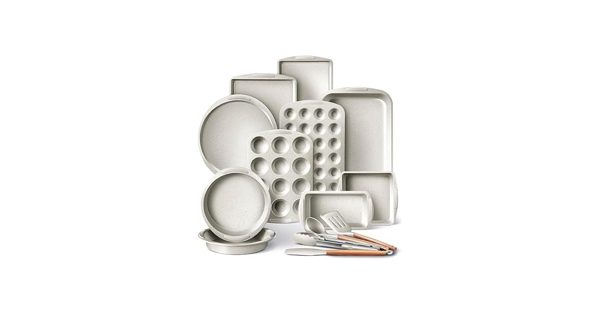 Nonstick Stackable Bakeware Set, 14 Pcs