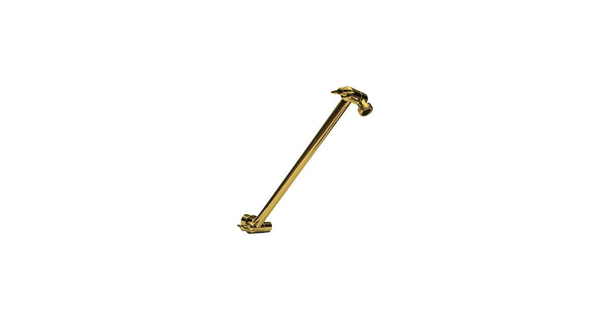 11" Brass Shower Head Extension Arm