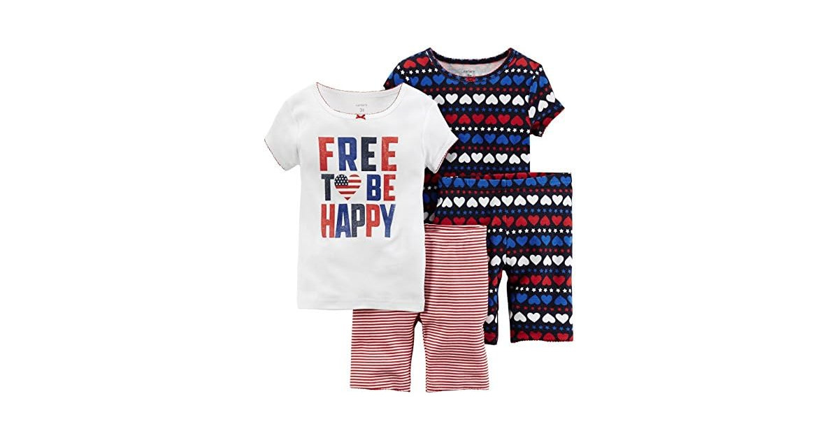 Carter's 4-Piece Snug Fit Cotton PJs,