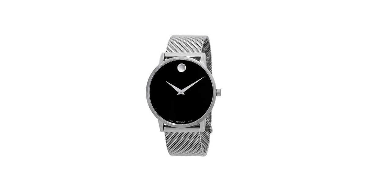 Movado Mens Swiss Museum Classic Mesh Watch