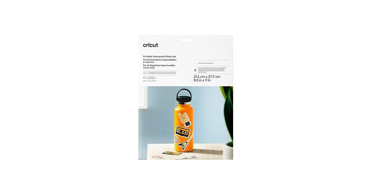 Cricut Printable Waterproof Sticker Set