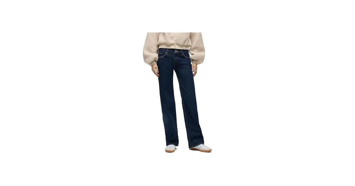 Hudson Women's Kelli Low Rise Loose Fit Straight Leg Jean