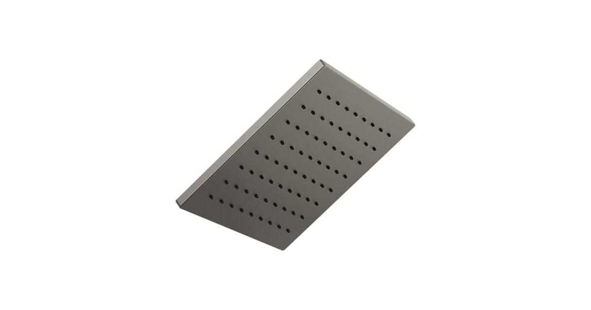 Delta Black Stainless Square Rain Shower Head