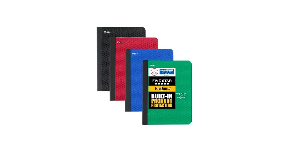 Five Star Composition Books + Study App