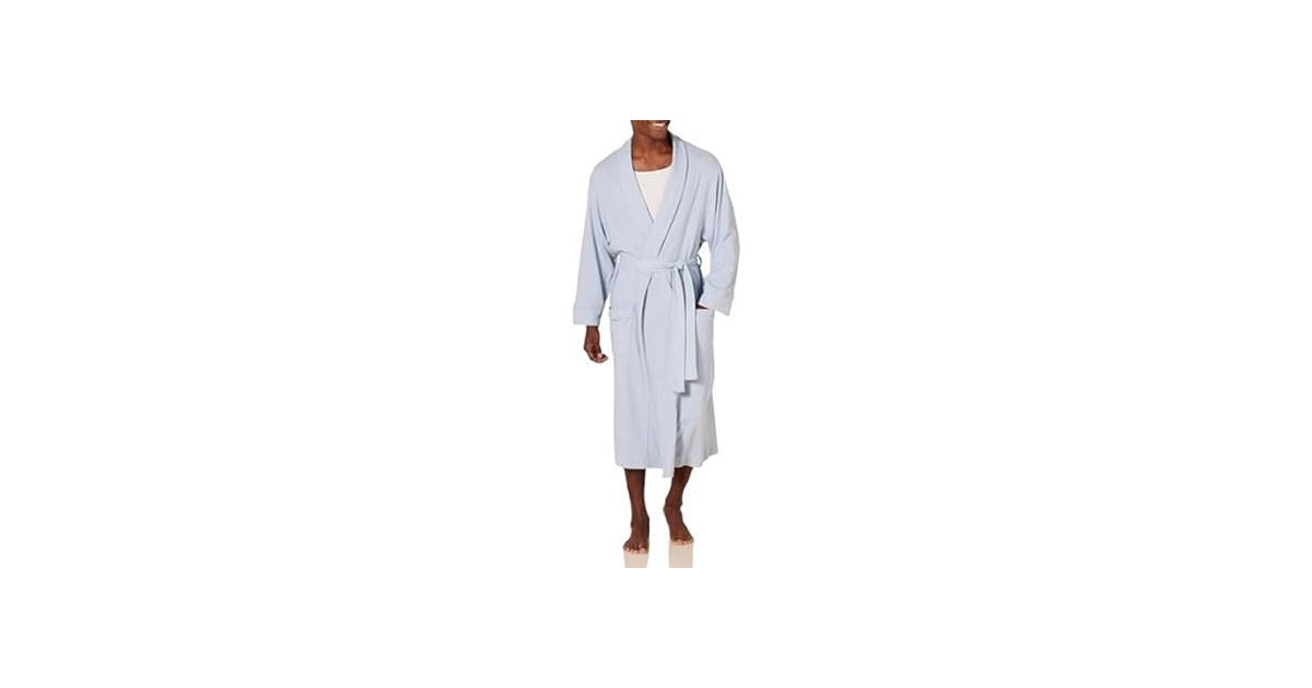 Amazon Essentials Men Waffle Shawl Robe