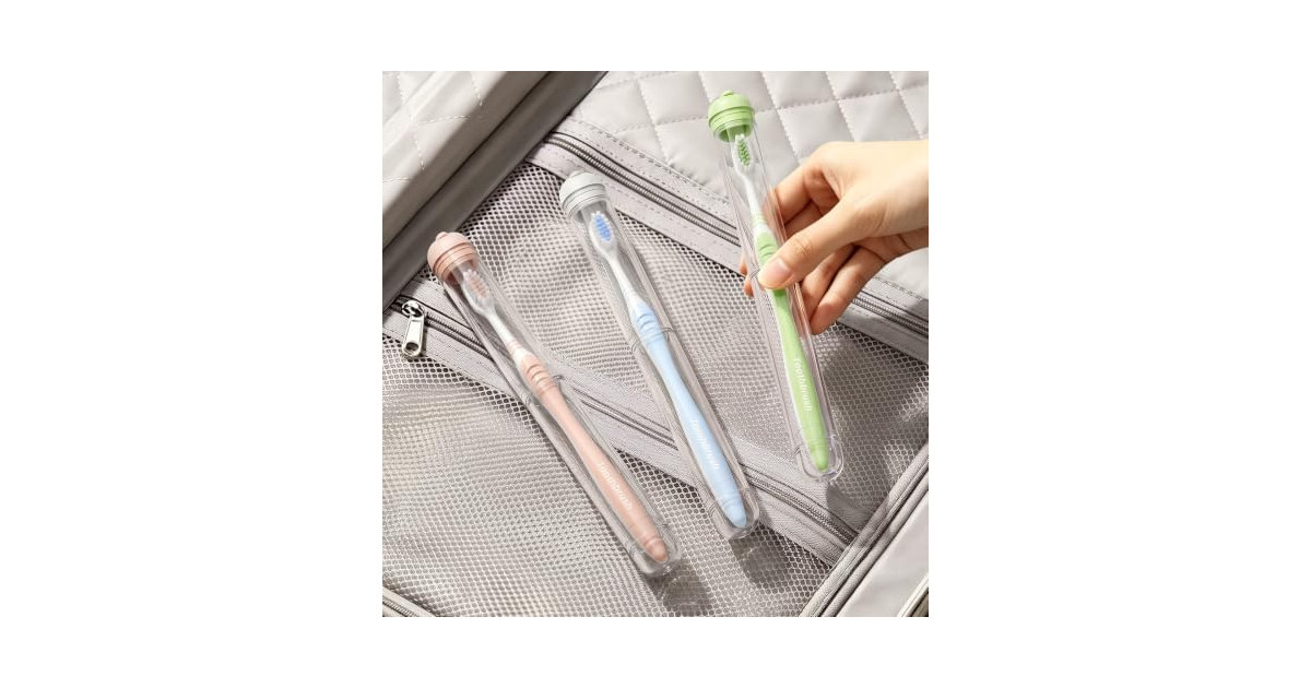 MOPMS Toothbrush Travel Case 3PK