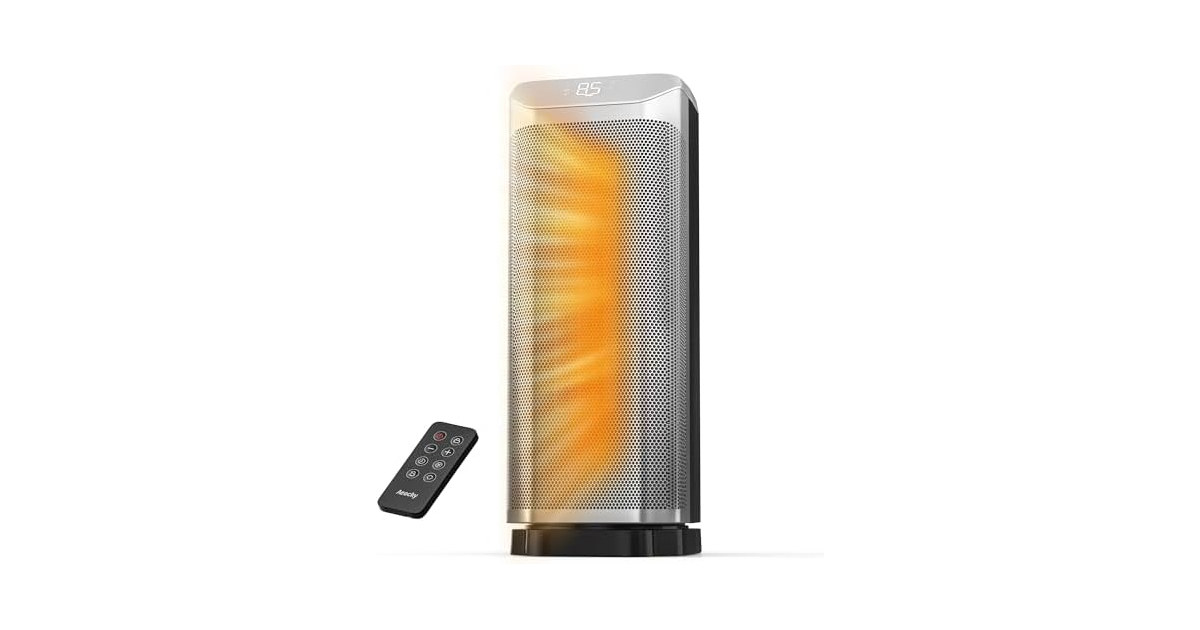AEOCKY 1500W PTC Metal Space Heater