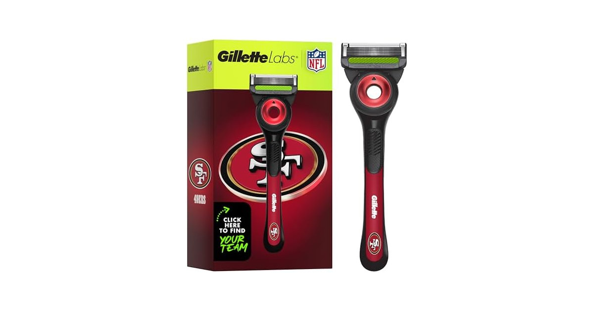 Gillette Labs Special NFL 49ers Edition Shaving Ra