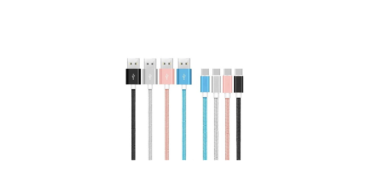 (4 PACK) USB-C to USB-A Cable | 10ft