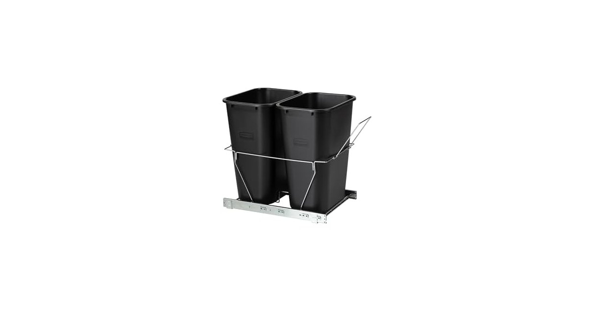Rubbermaid 20 Gal Pull-Out Recycling Bin