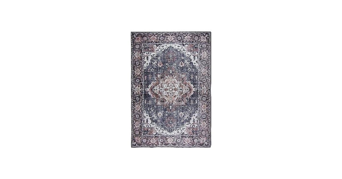 L'Baiet Scarlett Grey 2x6 Scatter Rug