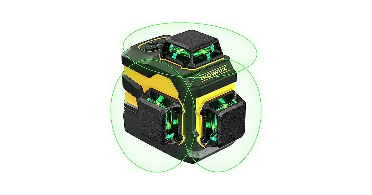 IKOVWUK 12-Line Laser Level 5200mAh